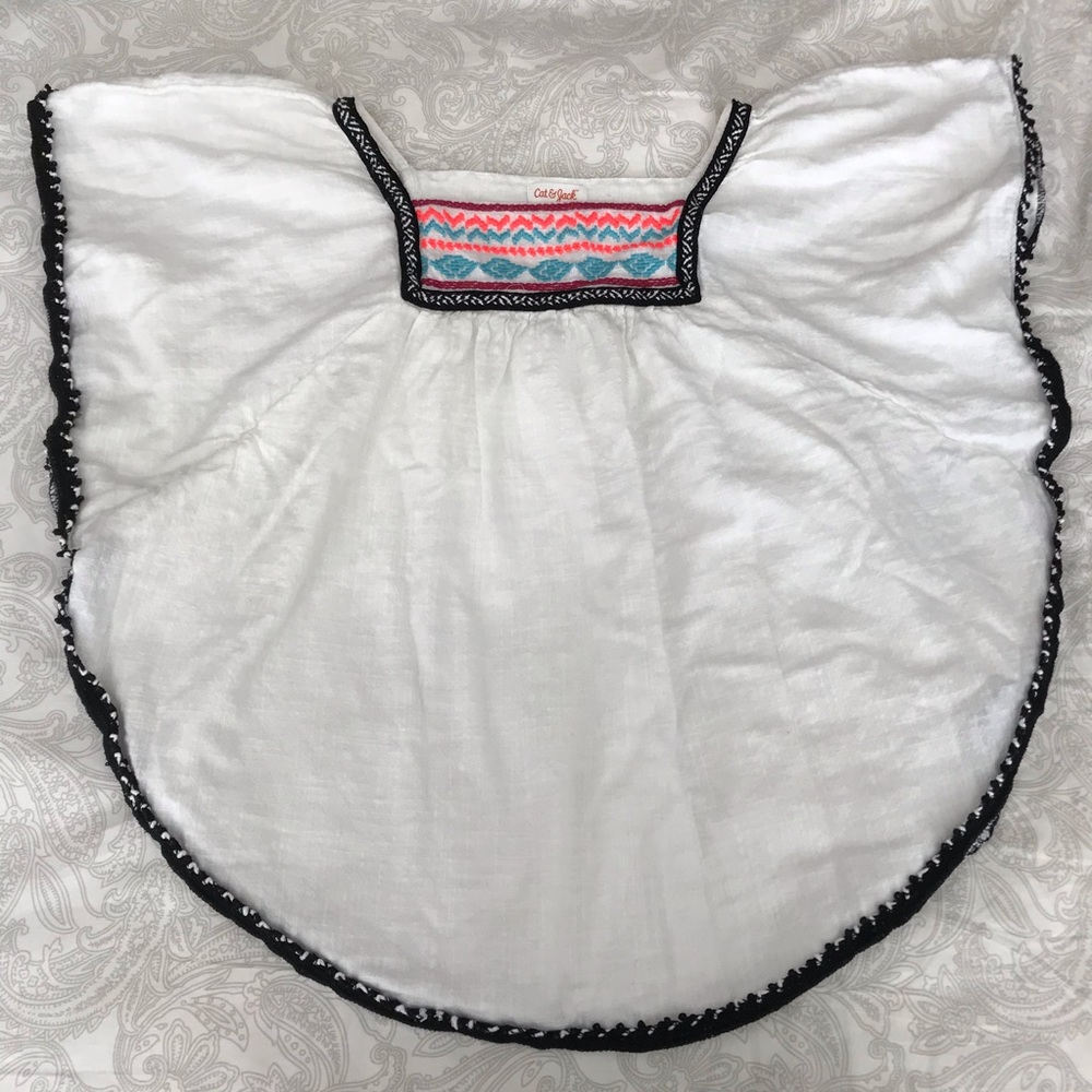 🚨☀️$1 w/ $4+ Bundle Boho Poncho Top Girls XL